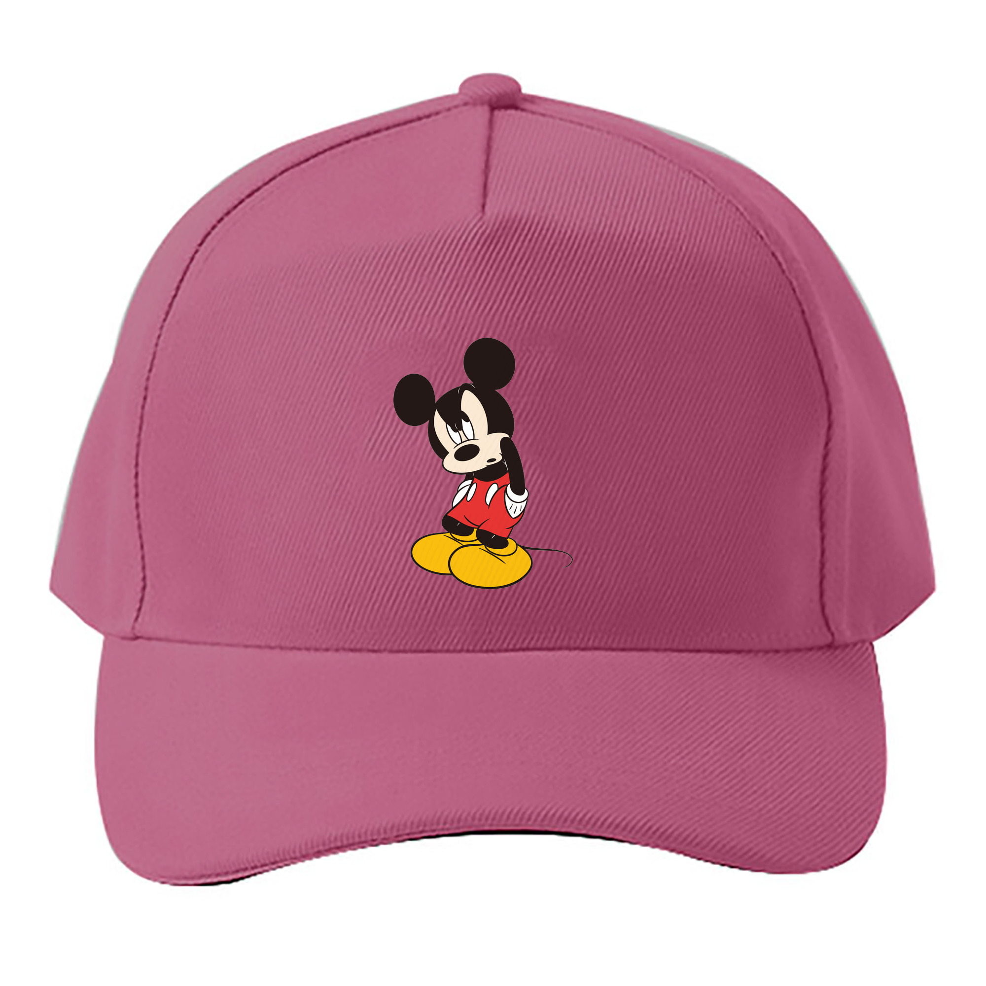 （画像用） ミッキーマウス Mickey Mouse ベースボールキャップ 綿100％ 男女兼用 帽子 スポーツ
